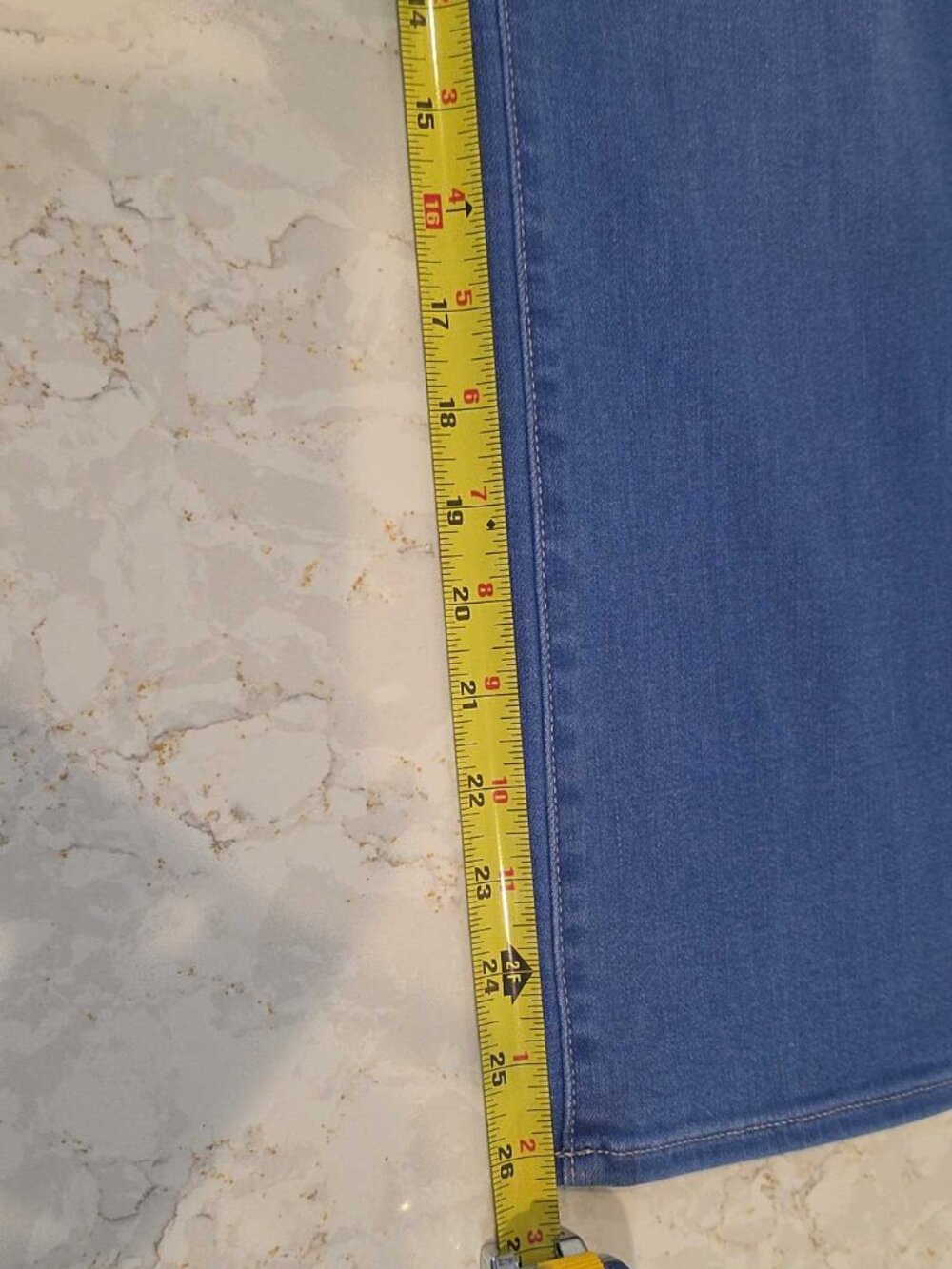 NYDJ Marilyn Ankle Straight Leg Edgewater Jeans NWT, SZ 14, Midrise Lift Tuck - Picture 3 of 16